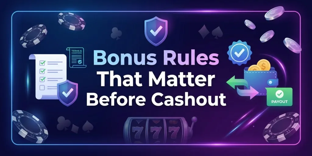 Bonus Rules That Matter Before Cashout